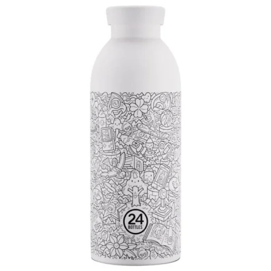 Insulated Water Bottle 500 ml - White